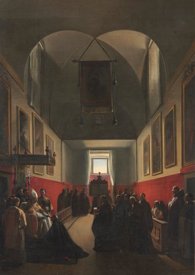 Hommage an einen Bischof von Francois Marius Granet