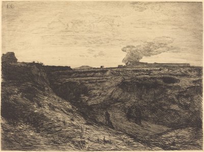 Steinbruch bei Montmartre von Francois Nicolas Chifflart