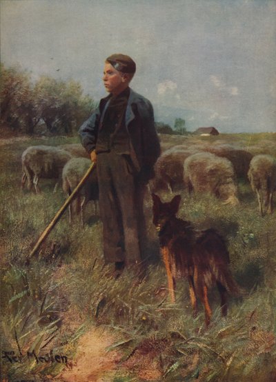 Der junge Hirte, ca. 1915 von Francois Pieter ter Meulen