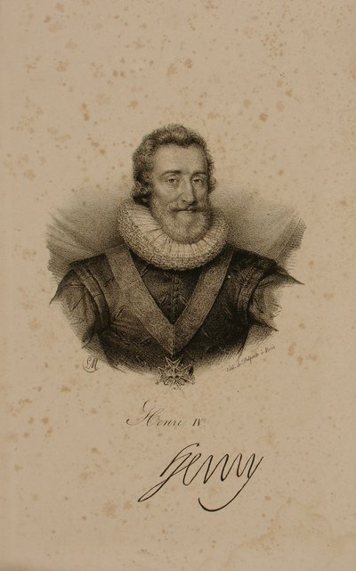 Henri IV (1553-1610) von Frankreich von Francois Seraphin Delpech