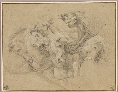Apollo und seine Pferde von Francois Verdier
