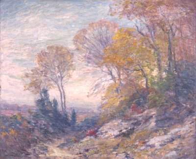 Oktobermorgen, ca. 1910 von Frank A. Bicknell