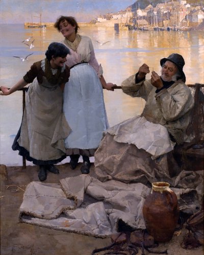 Augen und keine Augen, 1887 von Frank Bramley