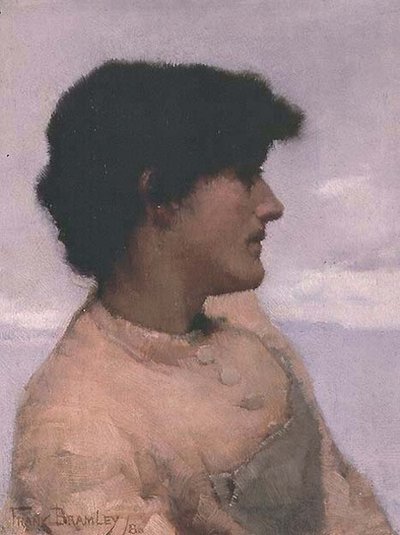 Figurenstudie, Newlyn von Frank Bramley