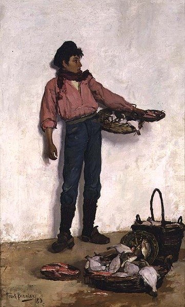 Neapolitanischer Fischerjunge, ca. 1883 von Frank Bramley