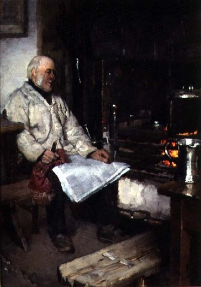 Winter von Frank Bramley