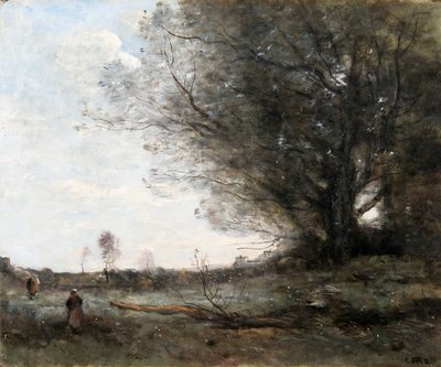 Eine Landschaft in Surrey von Frank Dicksee