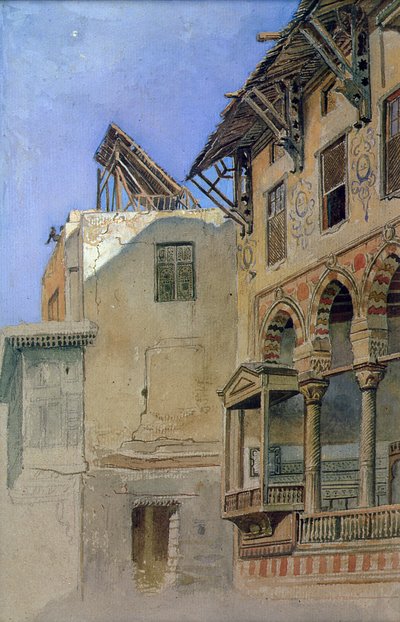 Haus von Memlook Radnau Bey, Kairo, 1870 von Frank Dillon