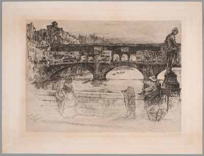 Ponte Vecchio, Florenz (Erste Platte) von Frank Duveneck