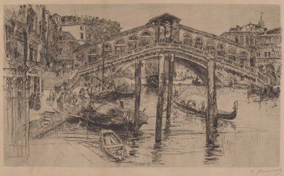 Die Rialto-Brücke, Venedig von Frank Duveneck