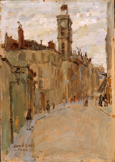 Straße im Lateinischen Viertel von Frank Edwin Scott