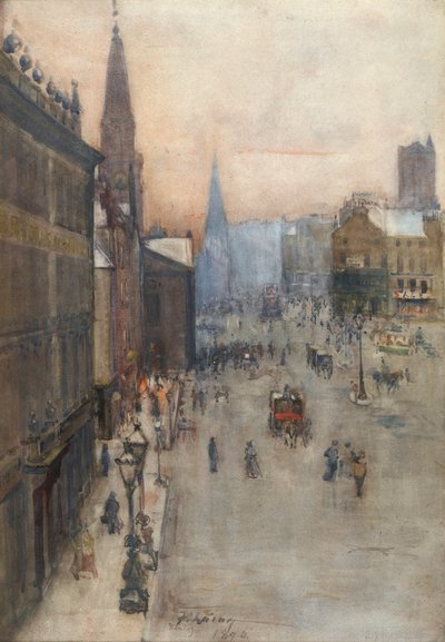 Straßenszene, 1894 von Frank Laing