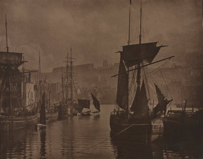 Hafen von Whitby von Frank Meadow Sutcliffe