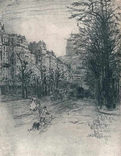 Avenue des Gobelins, Paris, ca. 1908 von Frank Milton Armington
