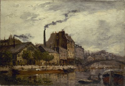 Canal Saint-Martin, Quai de Valmy von Frank Myers Boggs