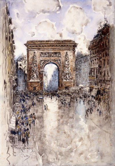 La Porte St. Denis, Paris von Frank Myers Boggs