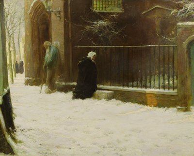 Vor der Kirche von Frank Spenlove Spenlove