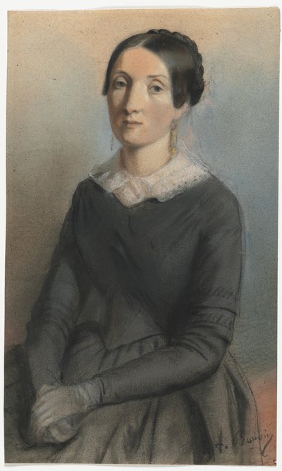 Porträt einer Frau von François Bonvin