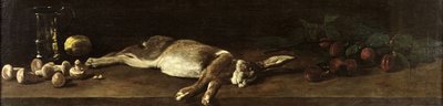 Stillleben mit einem Hasen von François Bonvin
