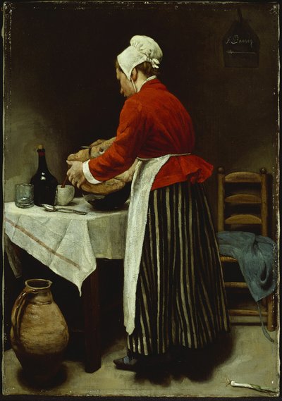 Das Dienstmädchen, ca. 1875 von François Bonvin