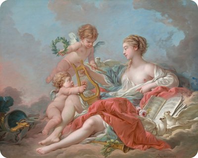 Allegorie der Musik, 1764 von François Boucher