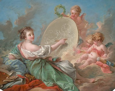 Allegorie der Malerei, 1765 von François Boucher
