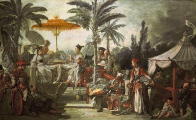 Chinoiserie: Festmahl des Kaisers von François Boucher