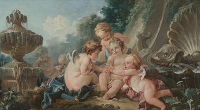 Verschwörung der Liebesgötter, 1740er Jahre von François Boucher