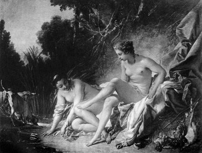 Diana verlässt ihr Bad, 18. Jahrhundert 1905 von François Boucher