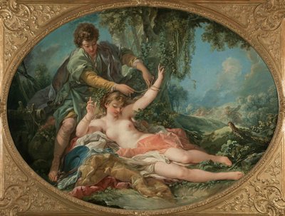 Sylvia befreit von Aminta von François Boucher