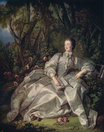 Der Marquis De Pompadour, 1758, um 1915 von François Boucher