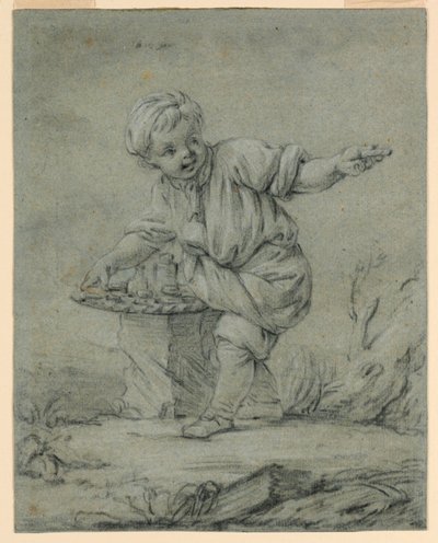 Der jugendliche Verkäufer von François Boucher