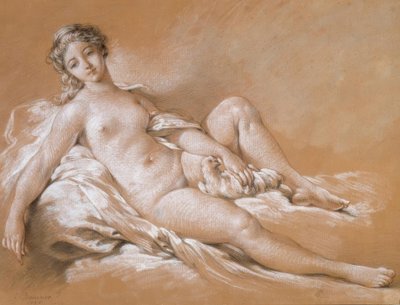 Venus mit Taube von François Boucher