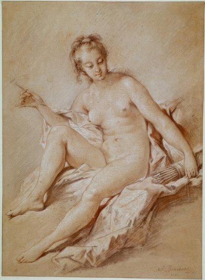 Venus mit Pfeil und Köcher von François Boucher