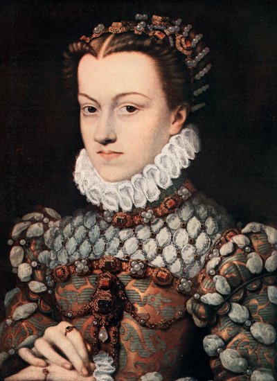 Prinzessin Elisabeth von Österreich, ca. 1571 1910 von François Clouet