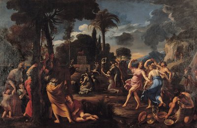 Anbetung des Goldenen Kalbes von Francois Perrier