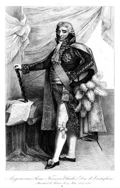 Pierre Augereau, Herzog von Castiglione, 1839 von François Pigeot