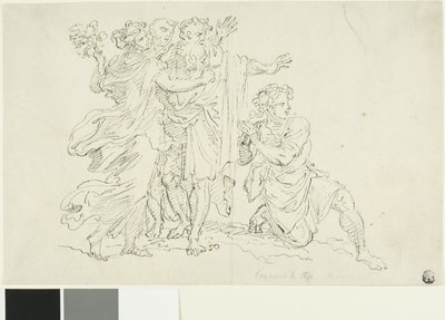 Vier klassische Figuren von François Roëttiers