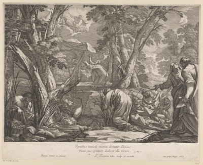 Elias im feurigen Wagen von François Tortebat