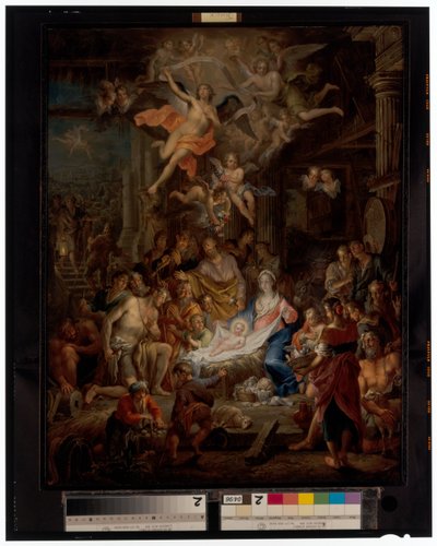 Die Anbetung der Hirten von Frans Christoph Janneck