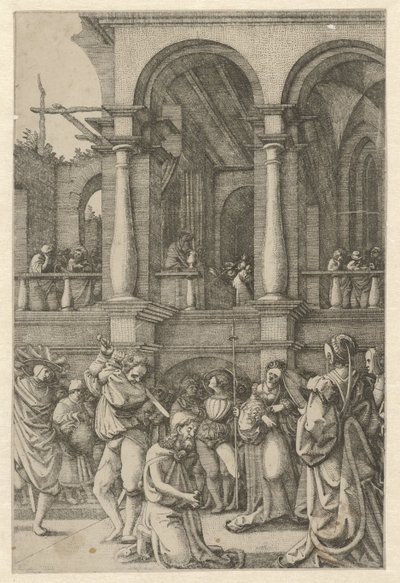 Enthauptung von Johannes dem Täufer von Frans Crabbe van Espleghem