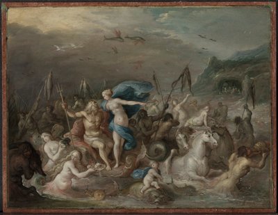 Der Triumph von Neptun und Amphitrite von Frans Francken