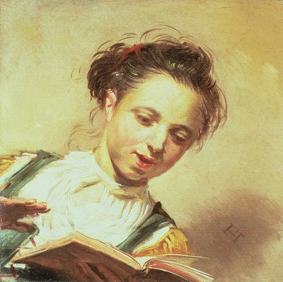 Ein Mädchen singt von Frans Hals