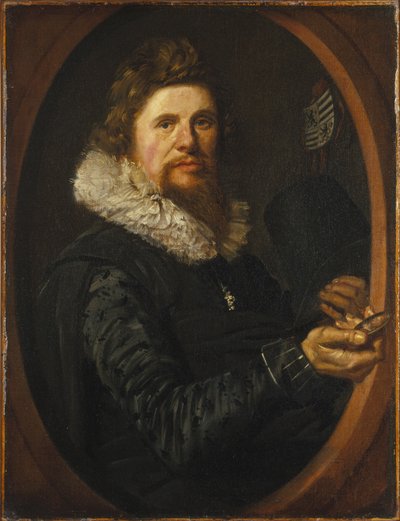 Porträt eines Mannes, ca. 1614-15 von Frans Hals