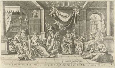 Heilige Verwandtschaft von Frans Hogenberg