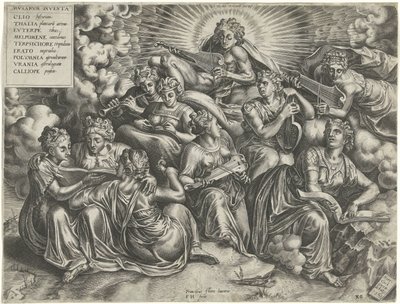 Apollo und die Musen von Frans Huys