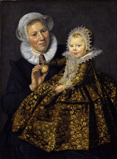 Catharina Hooft mit ihrer Amme von Frans I Hals