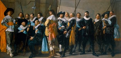 Die magere Kompanie von Frans I Hals