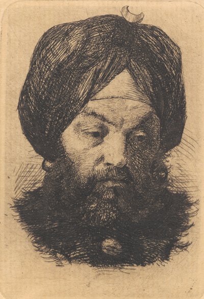Mann mit Turban von Frans Schwartz