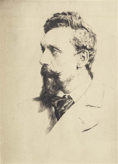 Porträt von Carl Bloch von Frans Schwartz